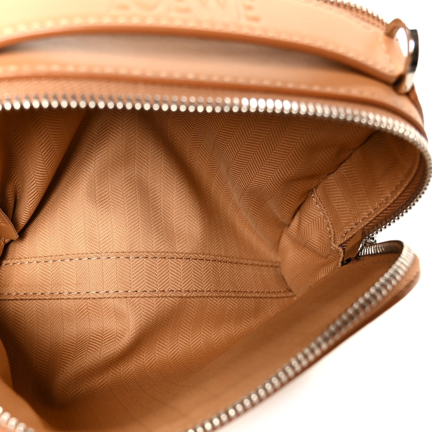 Satin Calfskin Mini Camera Bag Tan