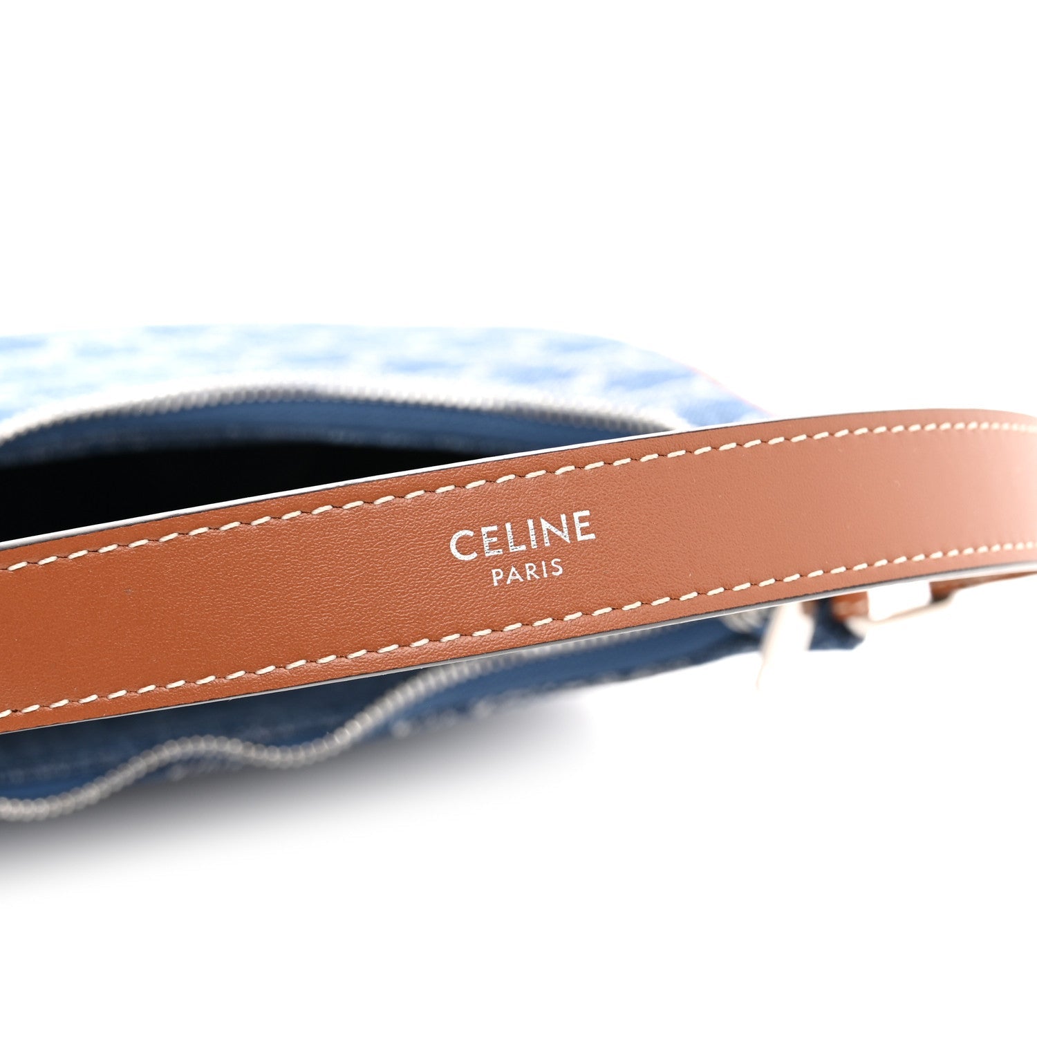 Denim Triomphe Ava Shoulder Bag Blue