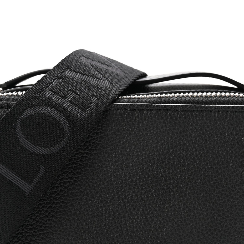 Soft Calfskin Mini Camera Bag Black