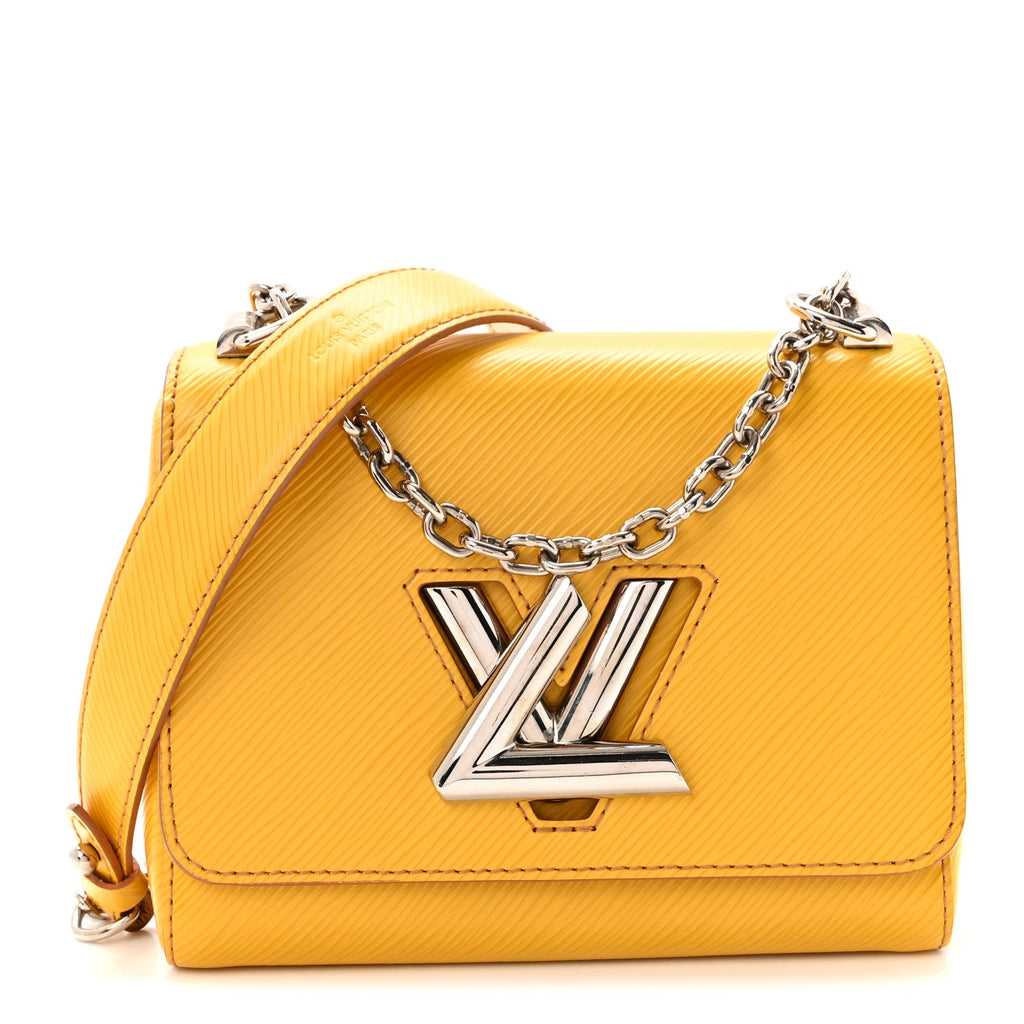 Epi Twist Shoulder Bag PM Jonquille