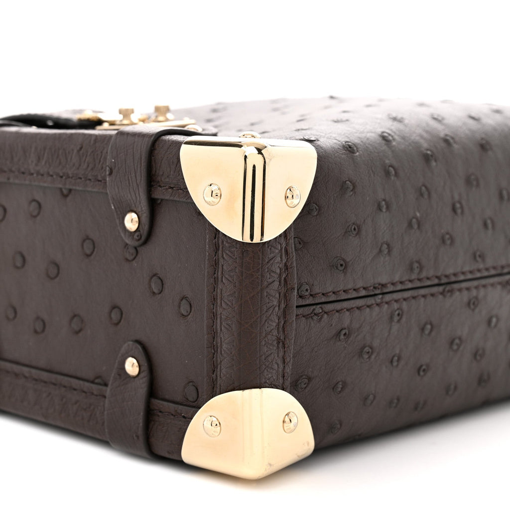 Ostrich Side Trunk MM Marron