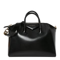 Shiny Lord Calfskin  Antigona Black