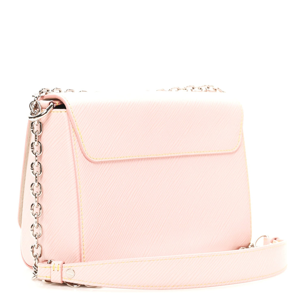 Epi Twist Shoulder Bag MM Rose Ballerine