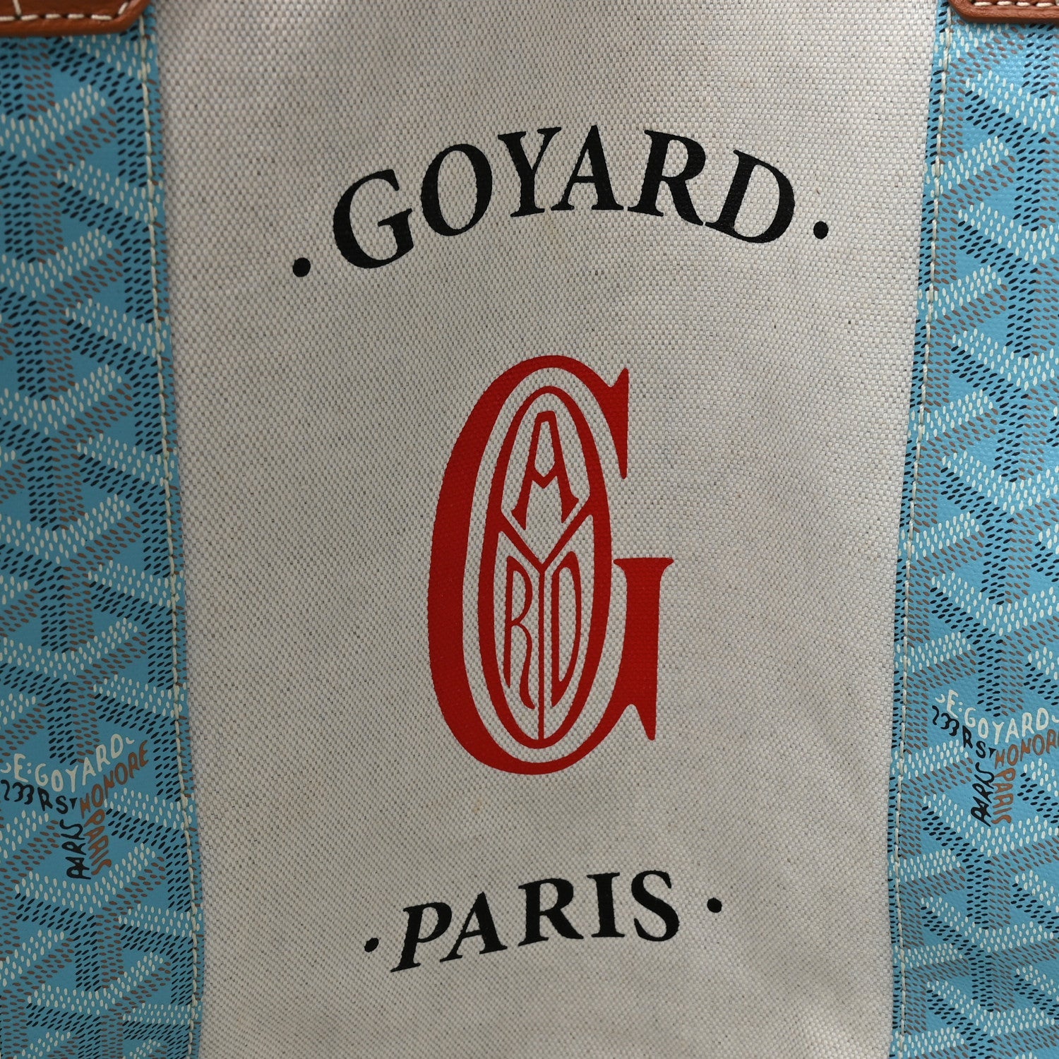 Goyardine Reversible Belharra Light Blue