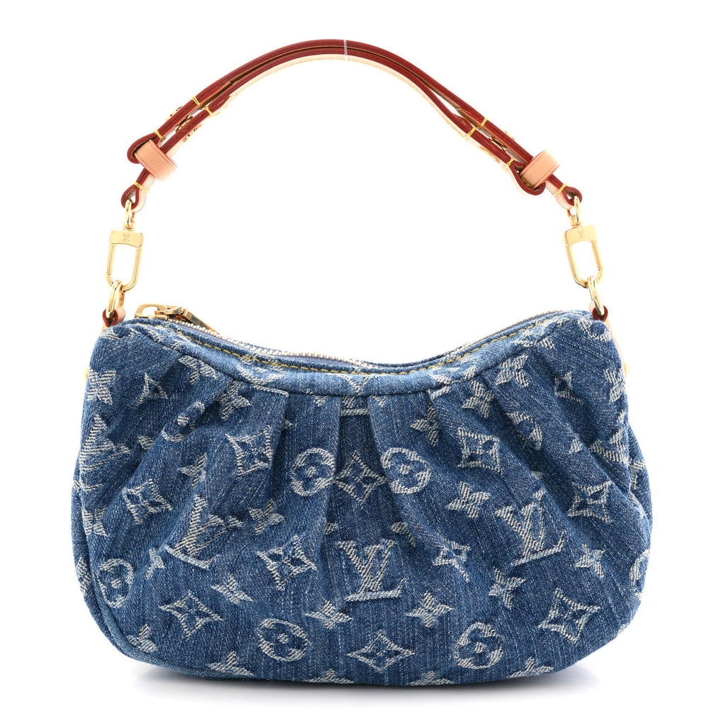 Monogram Denim Pochette Valley Blue
