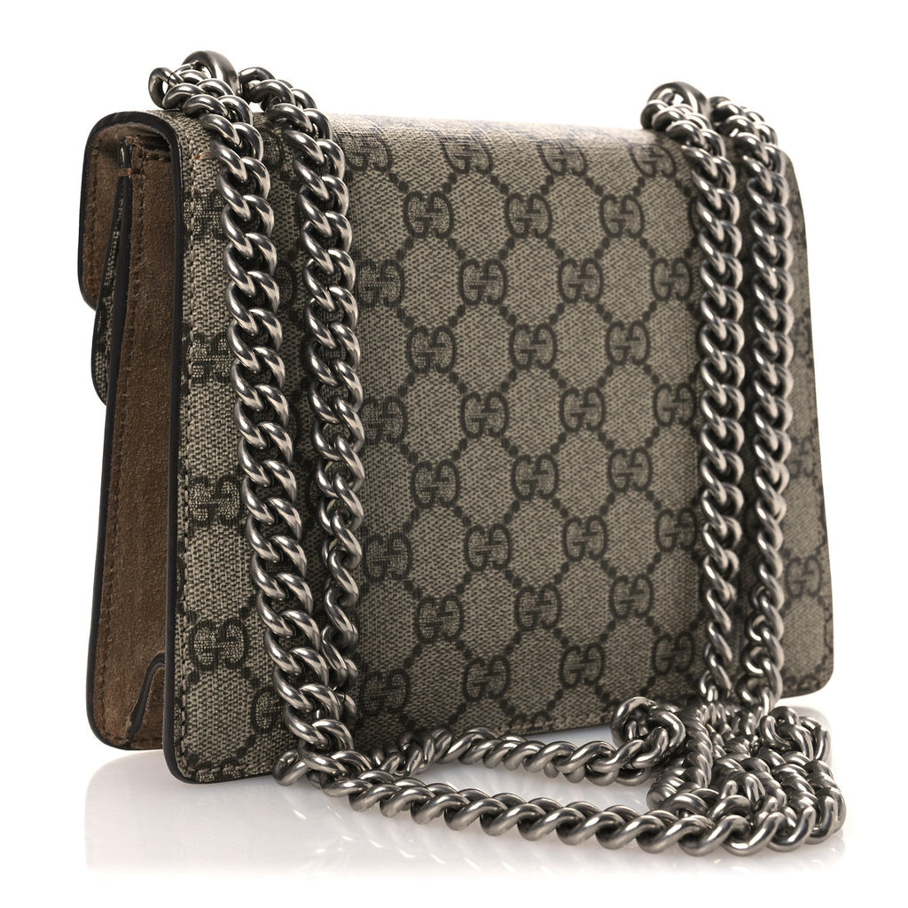 GG Supreme Monogram Mini Dionysus Shoulder Bag Taupe