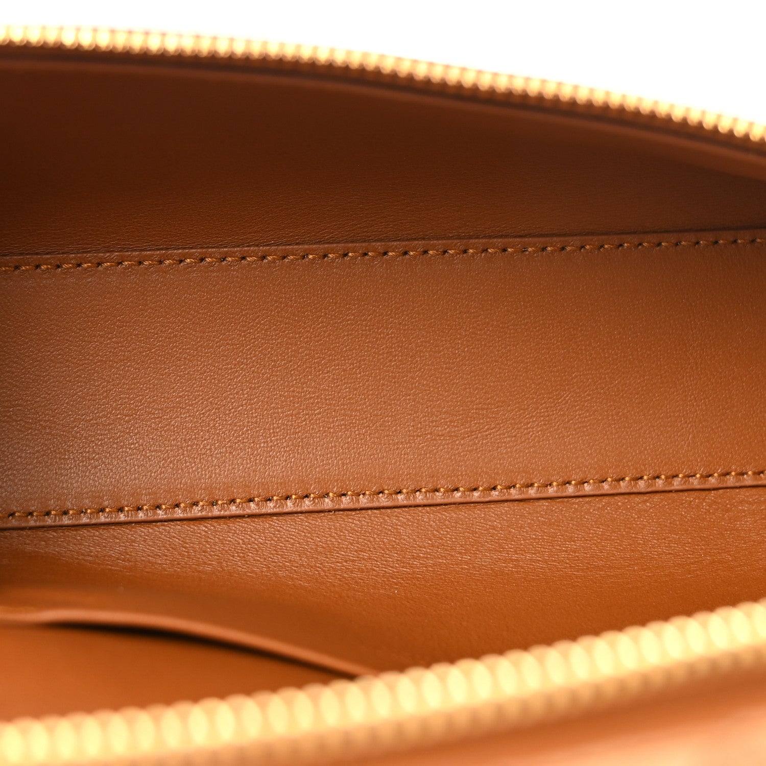 Suede Intrecciato Bang Bang Vanity Case Amber