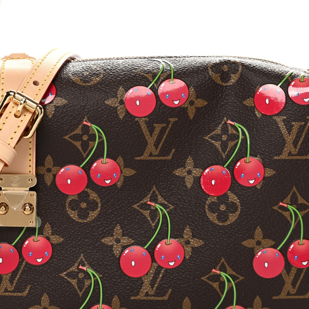LV X TM Monogram Cerises Side Trunk MM