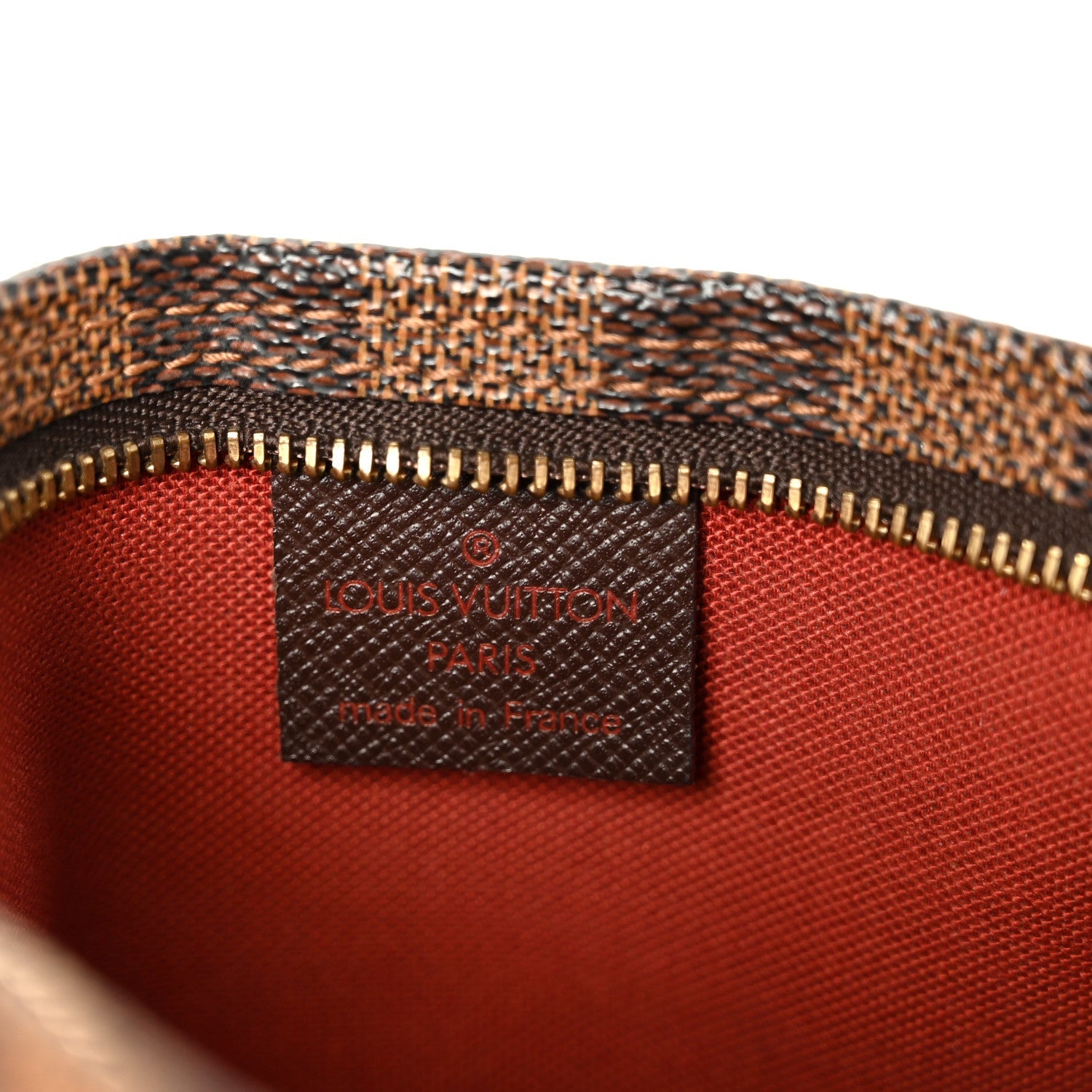 Damier Ebene Trousse Make Up Bag Pochette