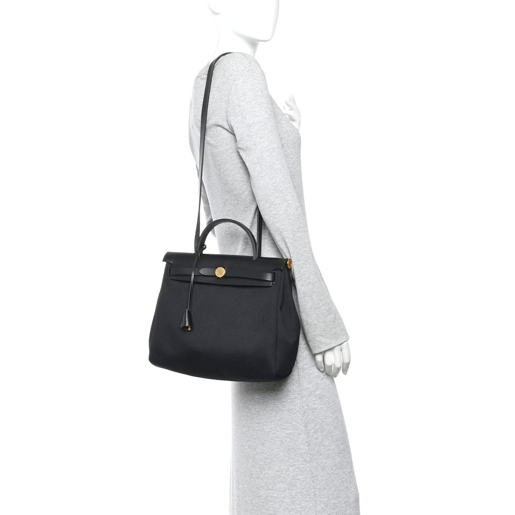 Military Toile Vache Hunter Herbag Zip Retourne 31 PM Bleu Marine Black