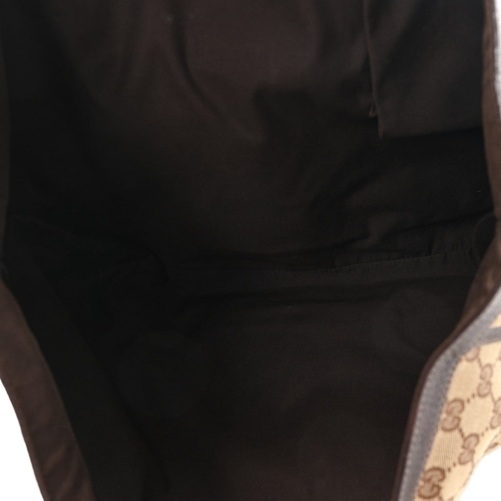 Monogram Large Abbey Tote Dark Brown