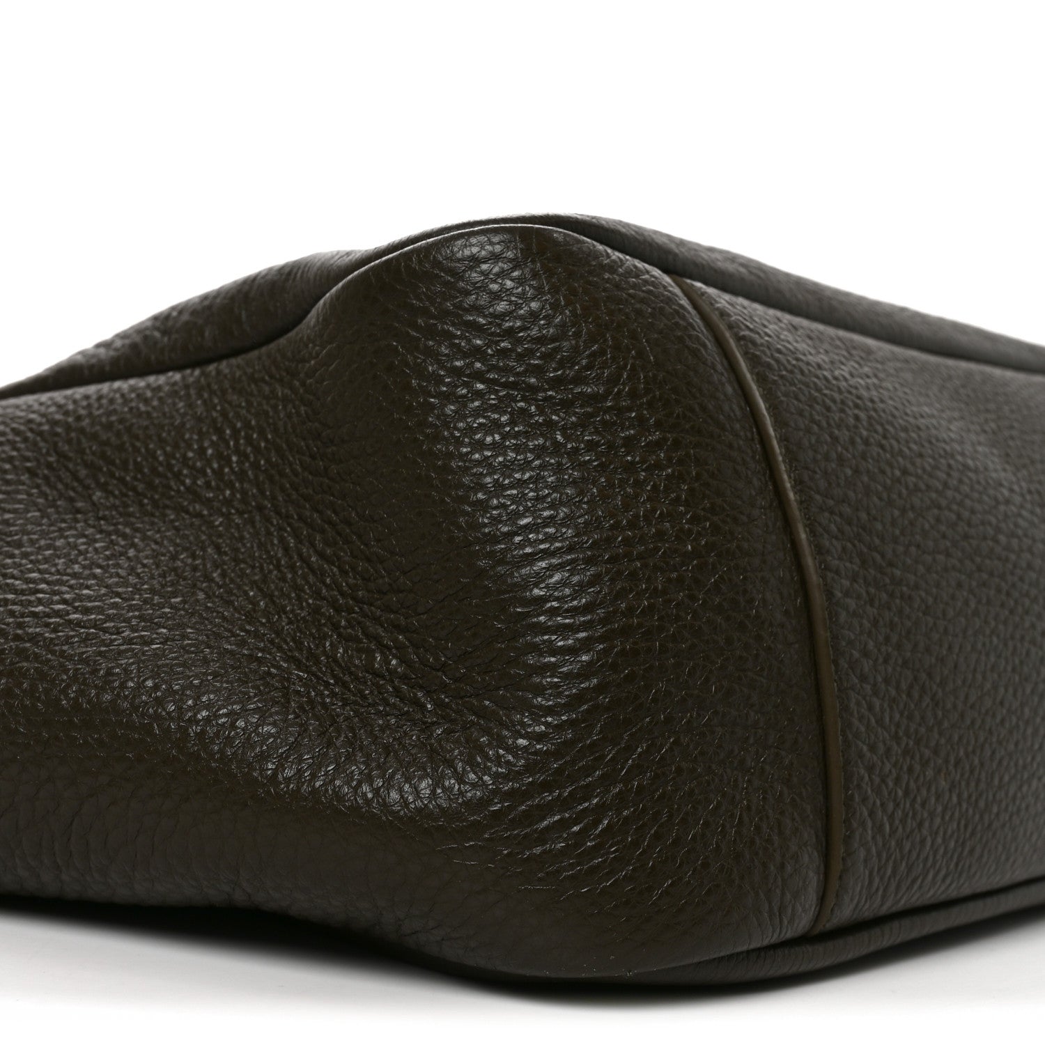 Grained Deerskin Bea Tote Light Musk