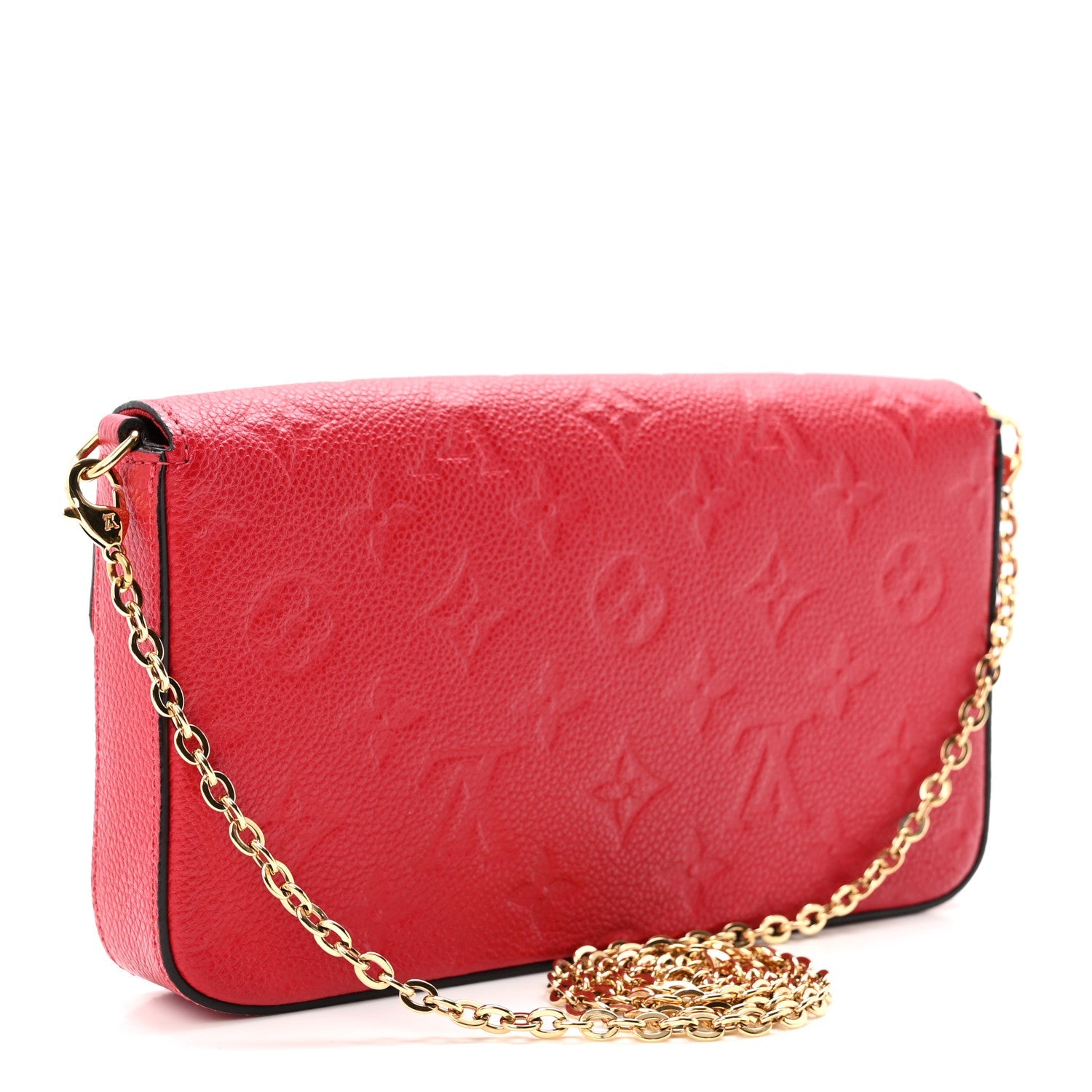 Empreinte Pochette Felicie Chain Wallet Scarlet Scarlet