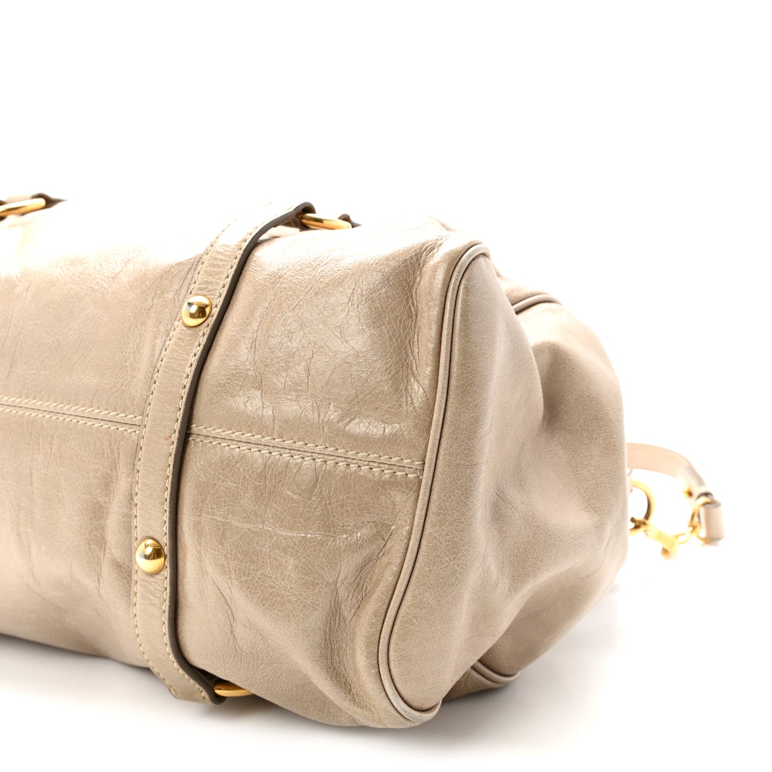 Vitello Lux Medium Bow Bag Grey