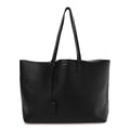 Calfskin Large Shopping Tote Black