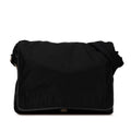 Prada Triangle Logo Plate Nylon Shoulder Bag