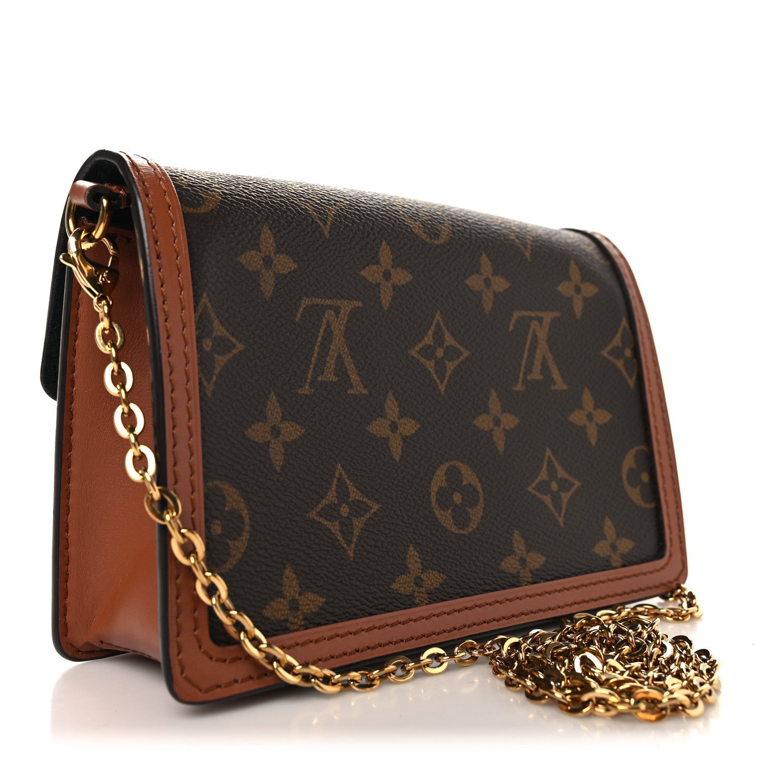 Reverse Monogram Dauphine Chain Wallet