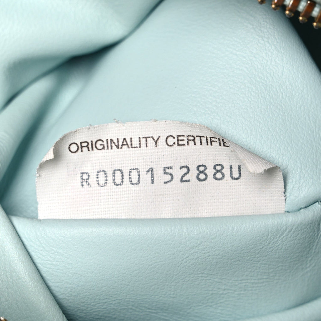 Nappa Intrecciato Teen Jodie Hobo Teal Washed