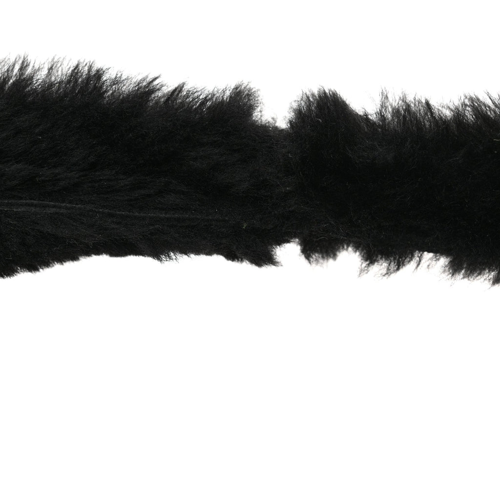 Shearling Medium Olivia Hobo Black