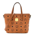 Visetos Mini Anya Top Zip Shopper Tote Cognac
