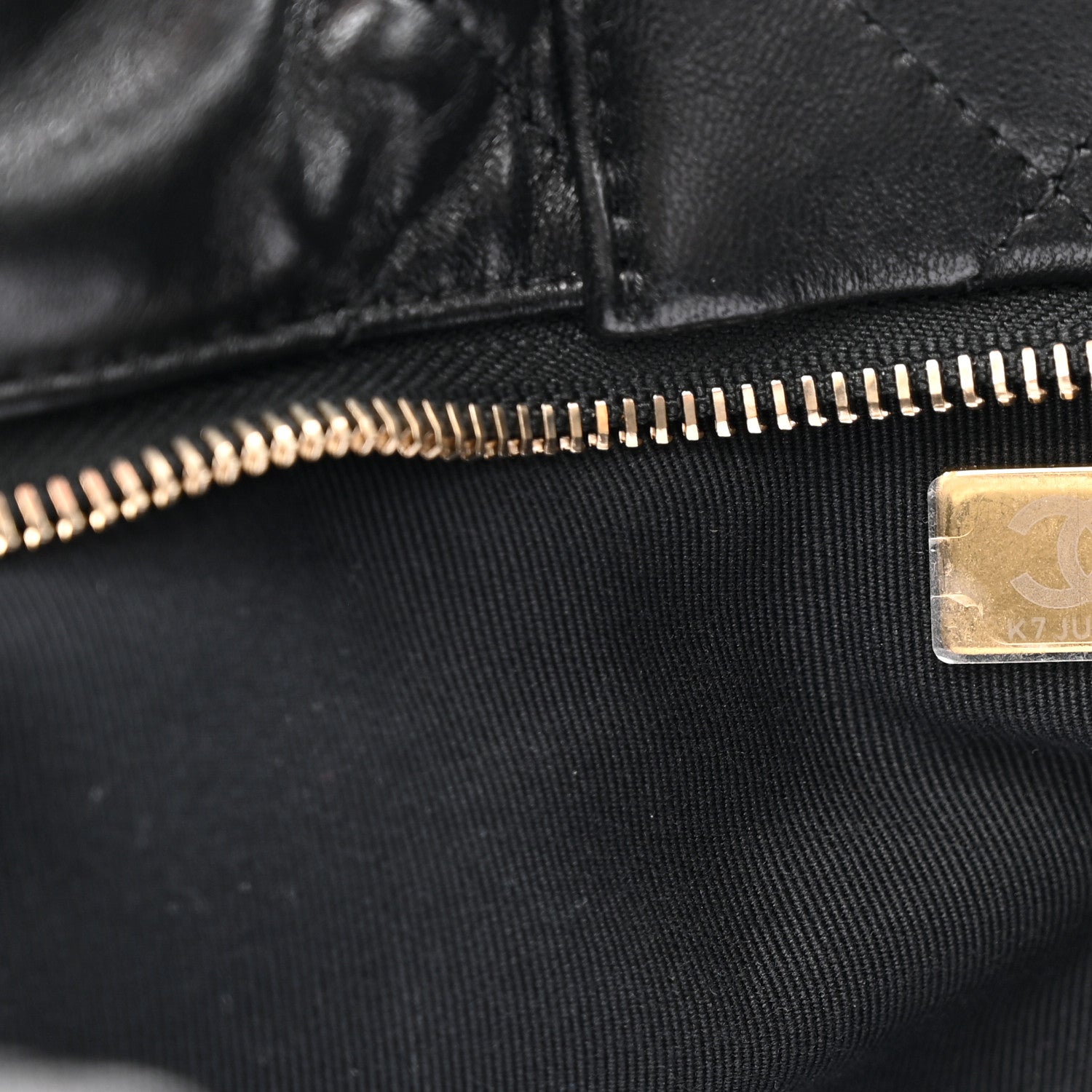 Lambskin Quilted Bow Bag Black