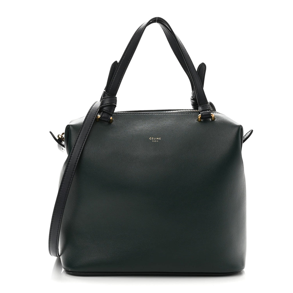 Lambskin Small Soft Cube Satchel Amazone