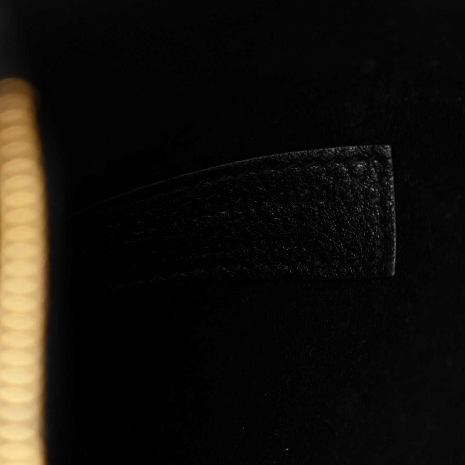 Grained Deerskin Bea Tote Black