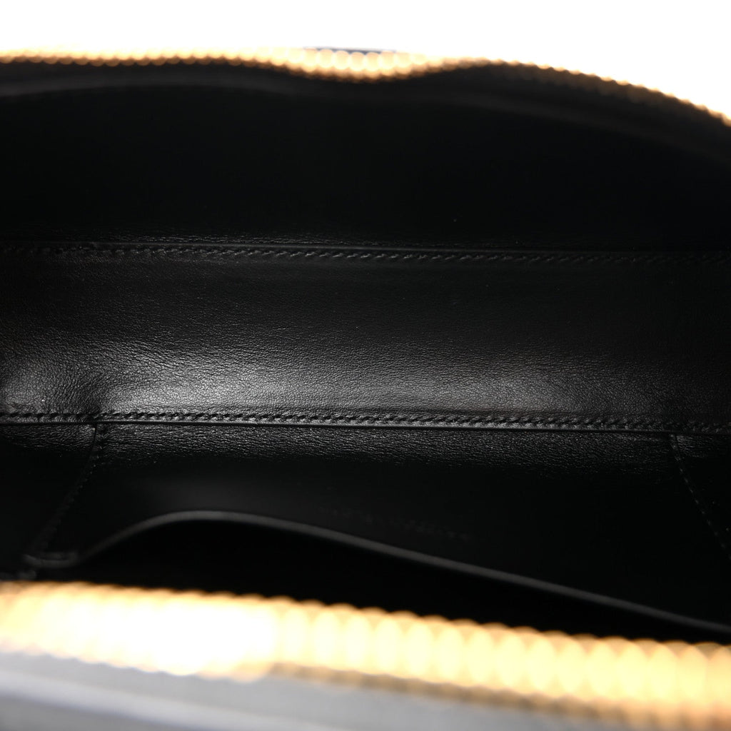 Calfskin Intrecciato Bang Bang Vanity Case Black