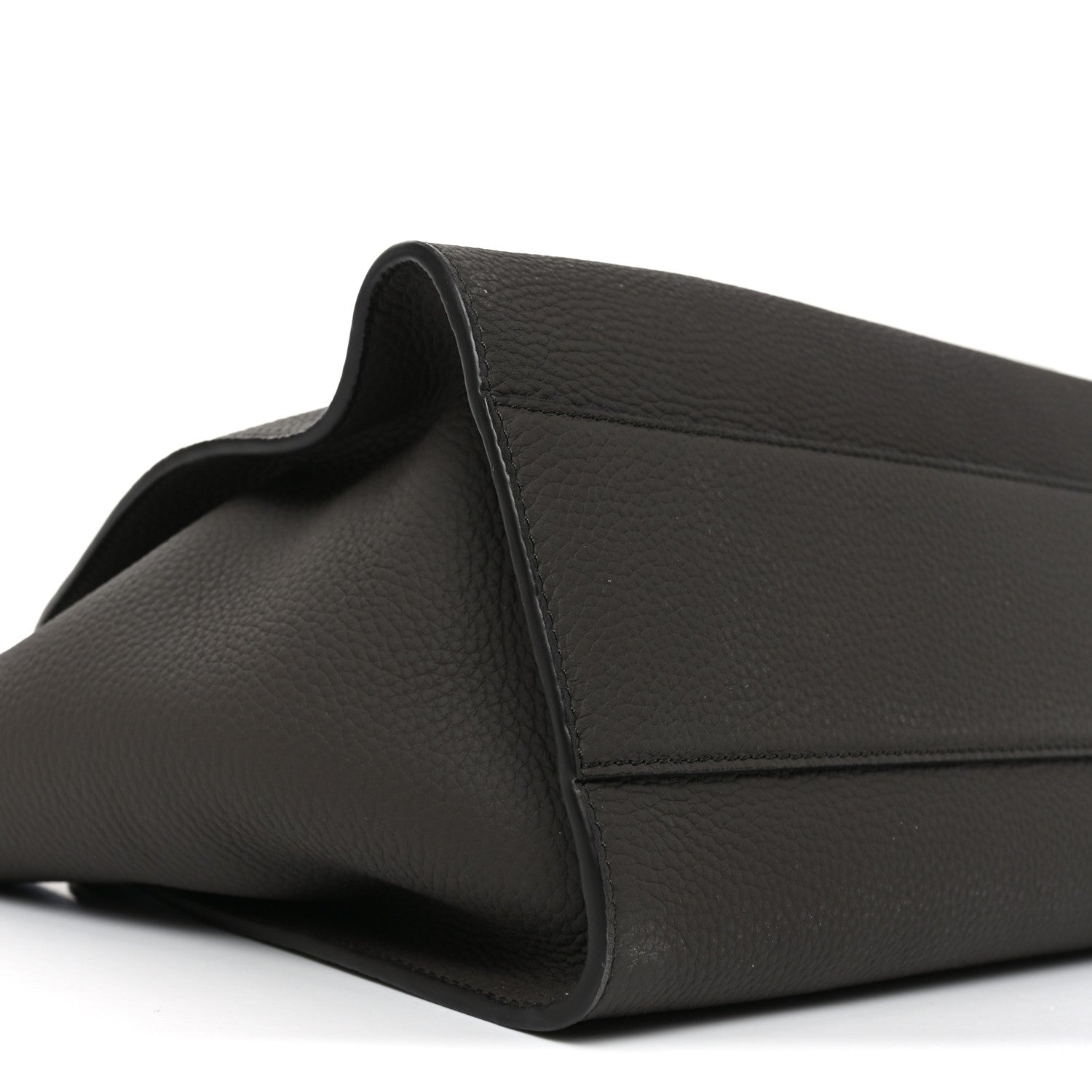 Matte Grained Calfskin Marlo 14 Mid Grey