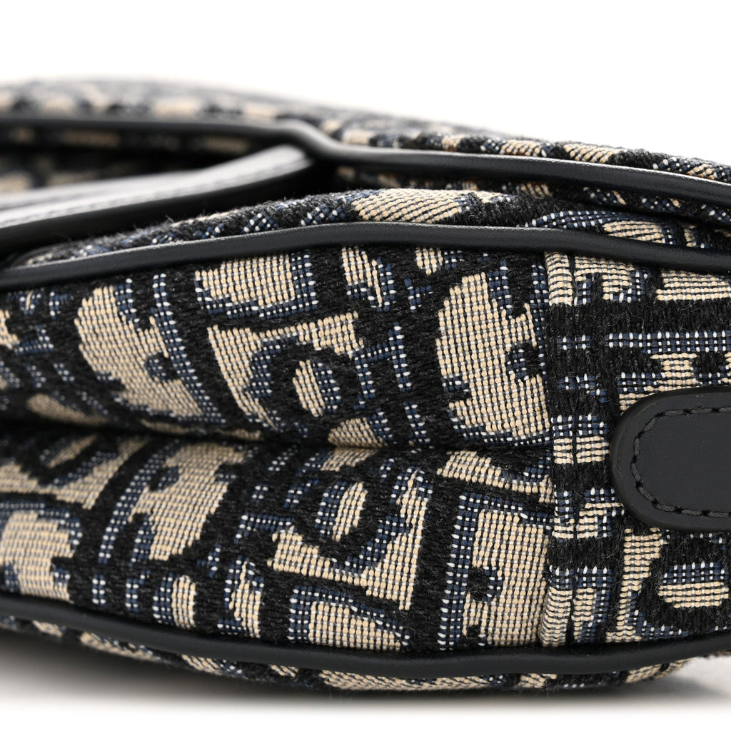 Oblique Mini Saddle Bag Blue