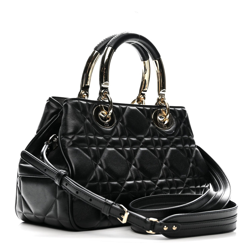 Lambskin Cannage The Lady 95.22 Black