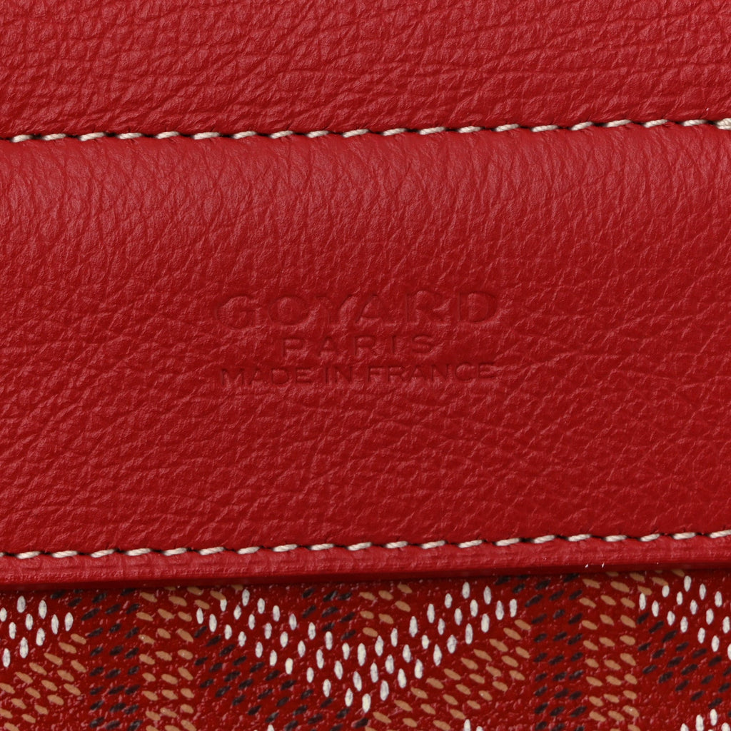 Goyardine Calfskin Mini Alpin Backpack Red