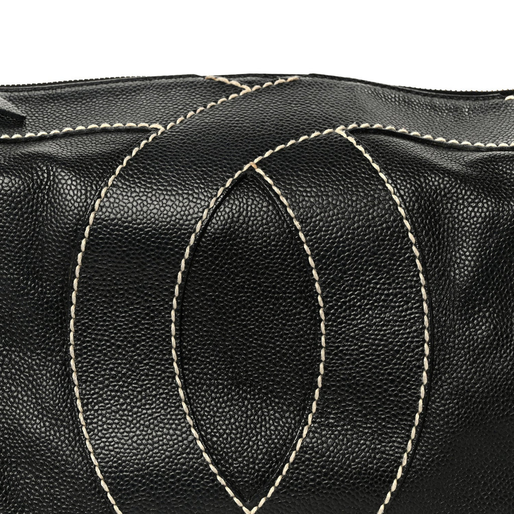 Caviar CC Stitched Hobo Black