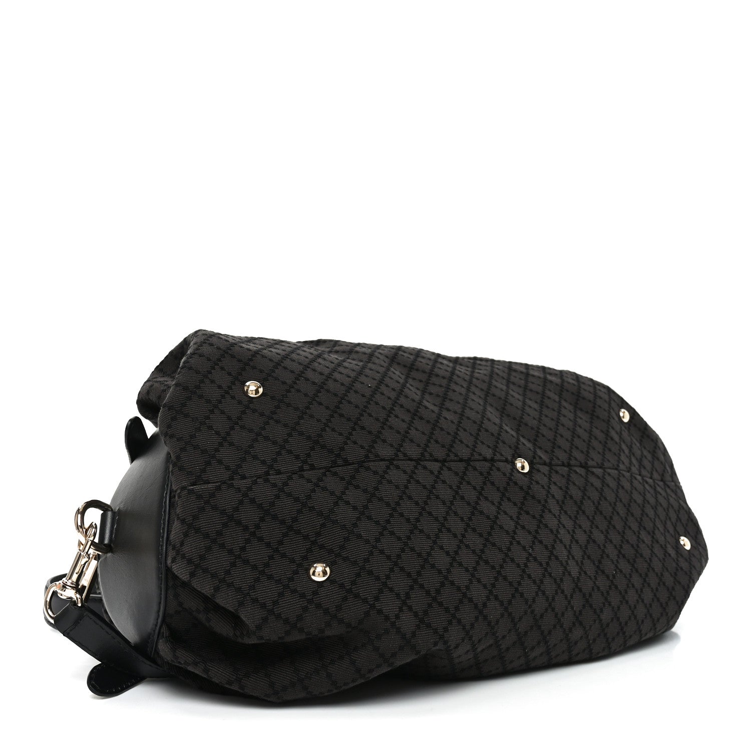 Diamante Bridle Tote Dark Brown
