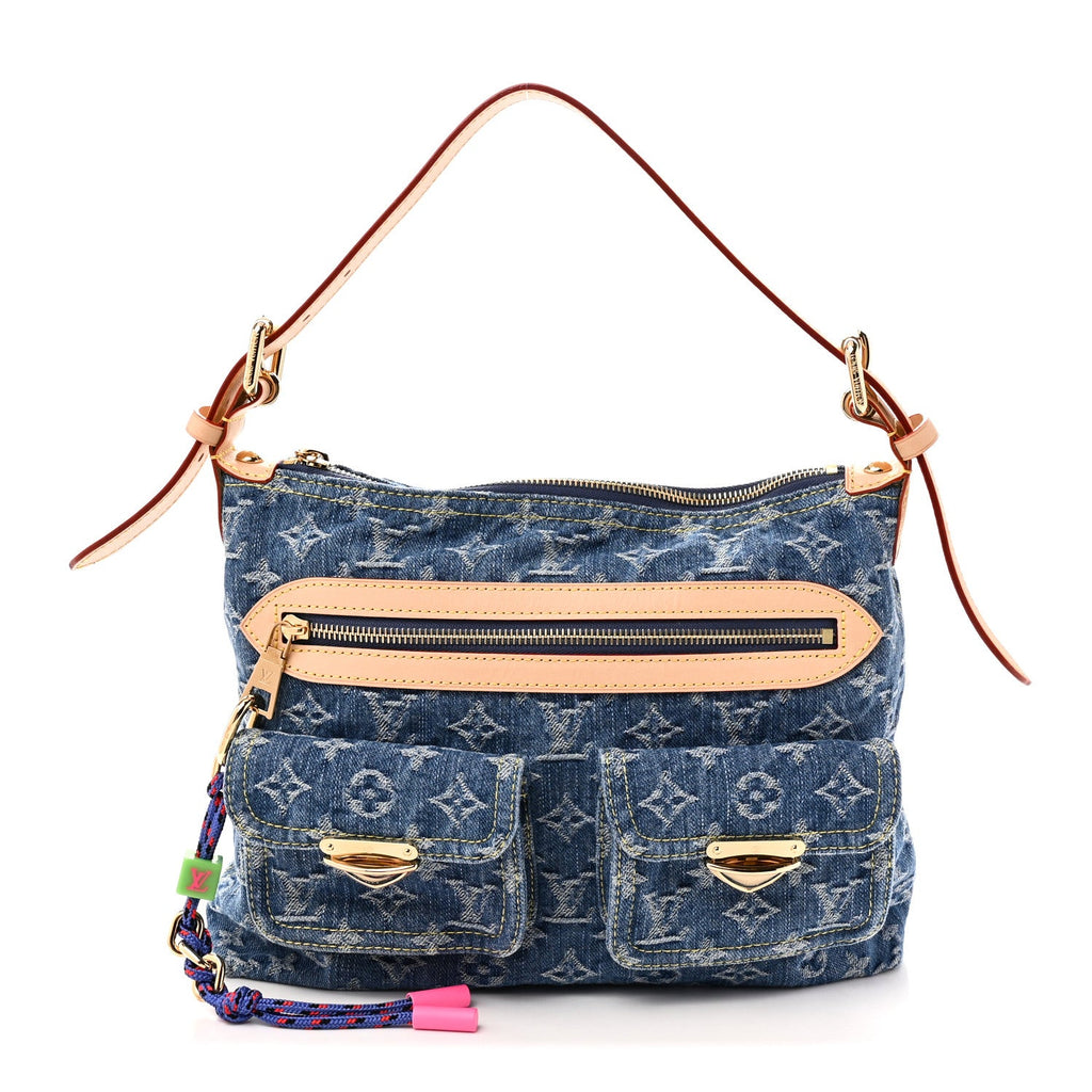 Monogram Denim Baggy NM Blue