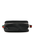 Techno Canvas Web Large Belt Bag Black