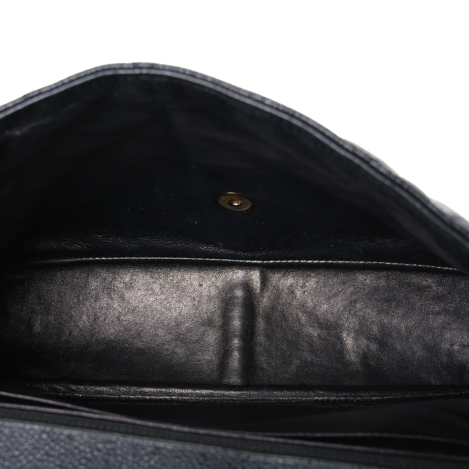 Caviar Quilted Jumbo Single Flap Black