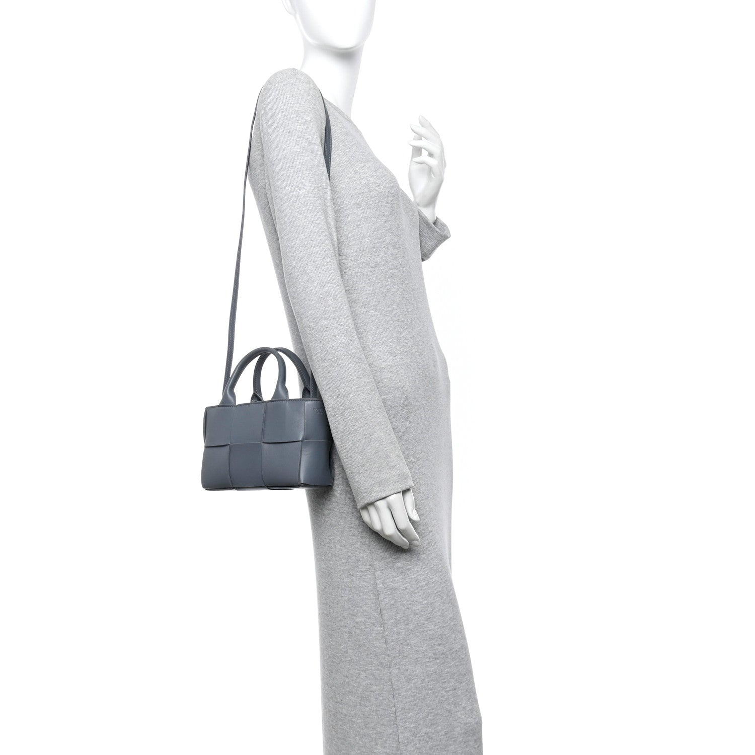 Nappa Maxi Intrecciato Arco Tote Thunder Thunder