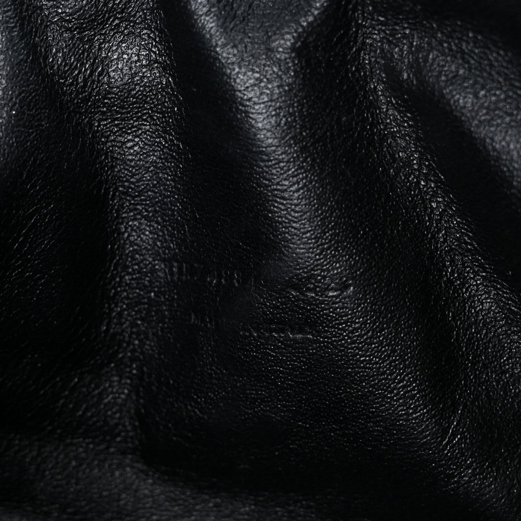 Calfskin Matelasse Monochrome Monogram Mini Lou Camera Bag Black