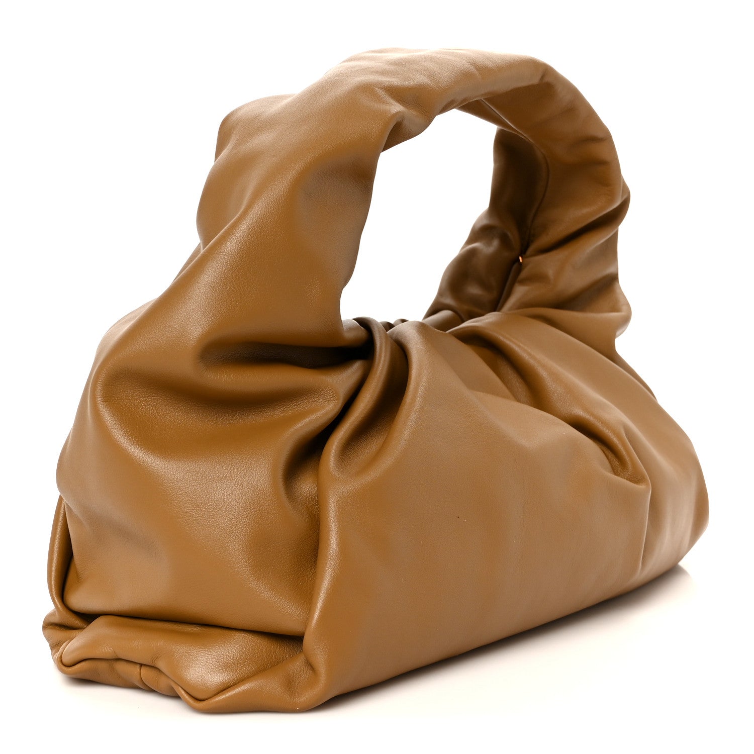 Smooth Butter Calfskin Small The Shoulder Pouch Cammello