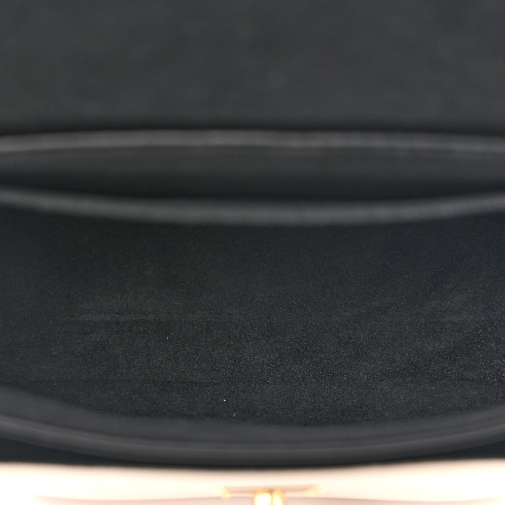 Grained Calfskin Lockme Tender Black