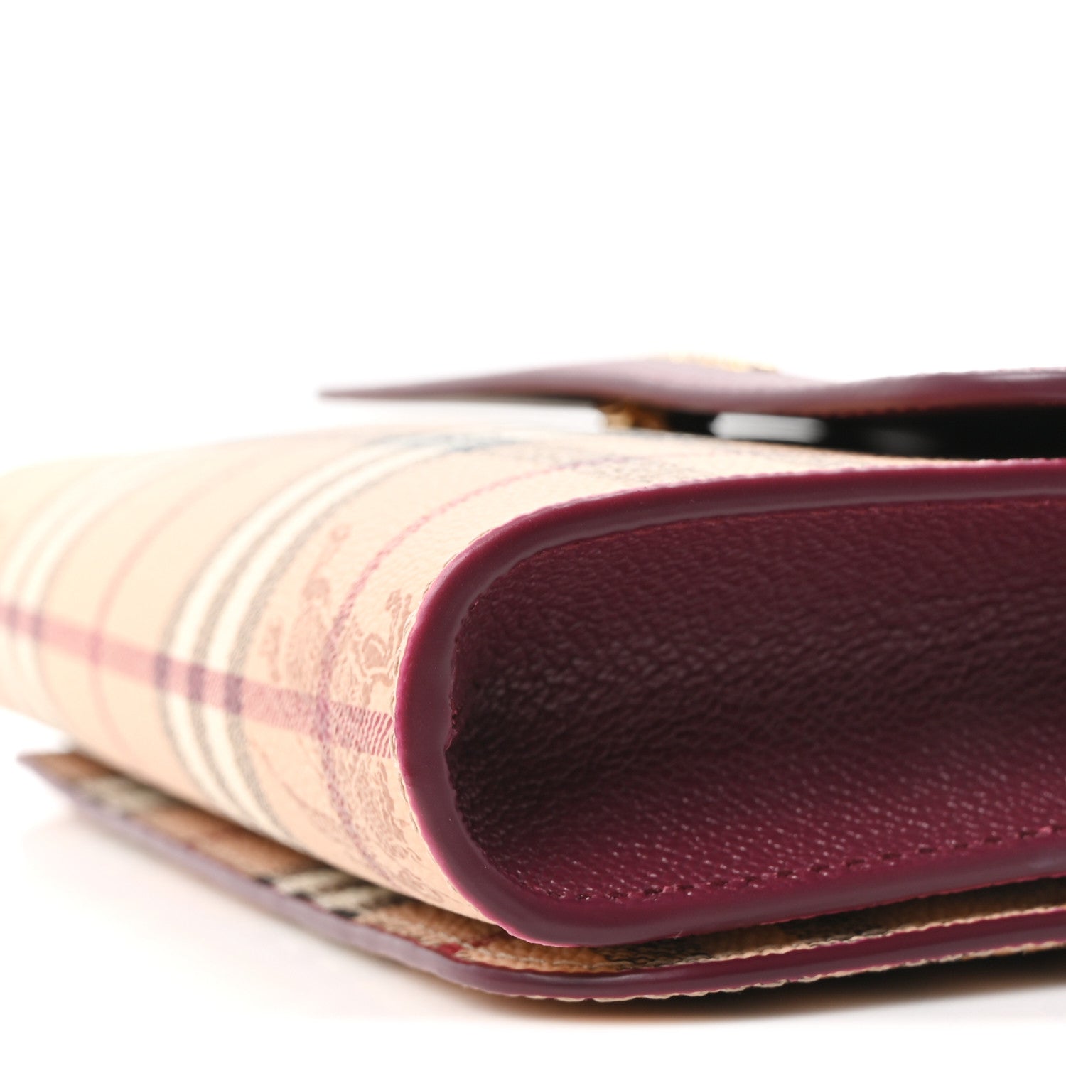 Haymarket Check Small Loxley Crossbody Dark Plum