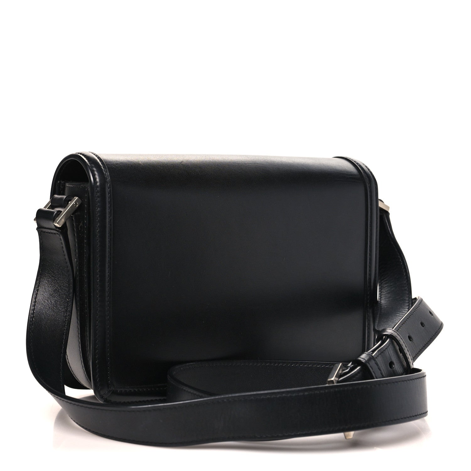 Box Calfskin Monogram Medium Solferino Satchel Black