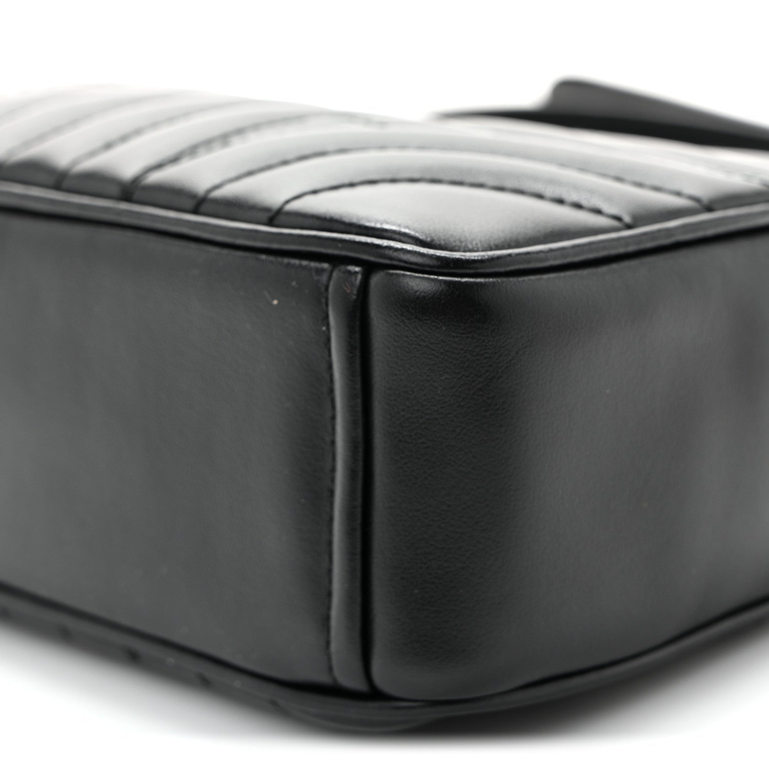 Soft Calfskin Diagramme Crossbody Bag Black