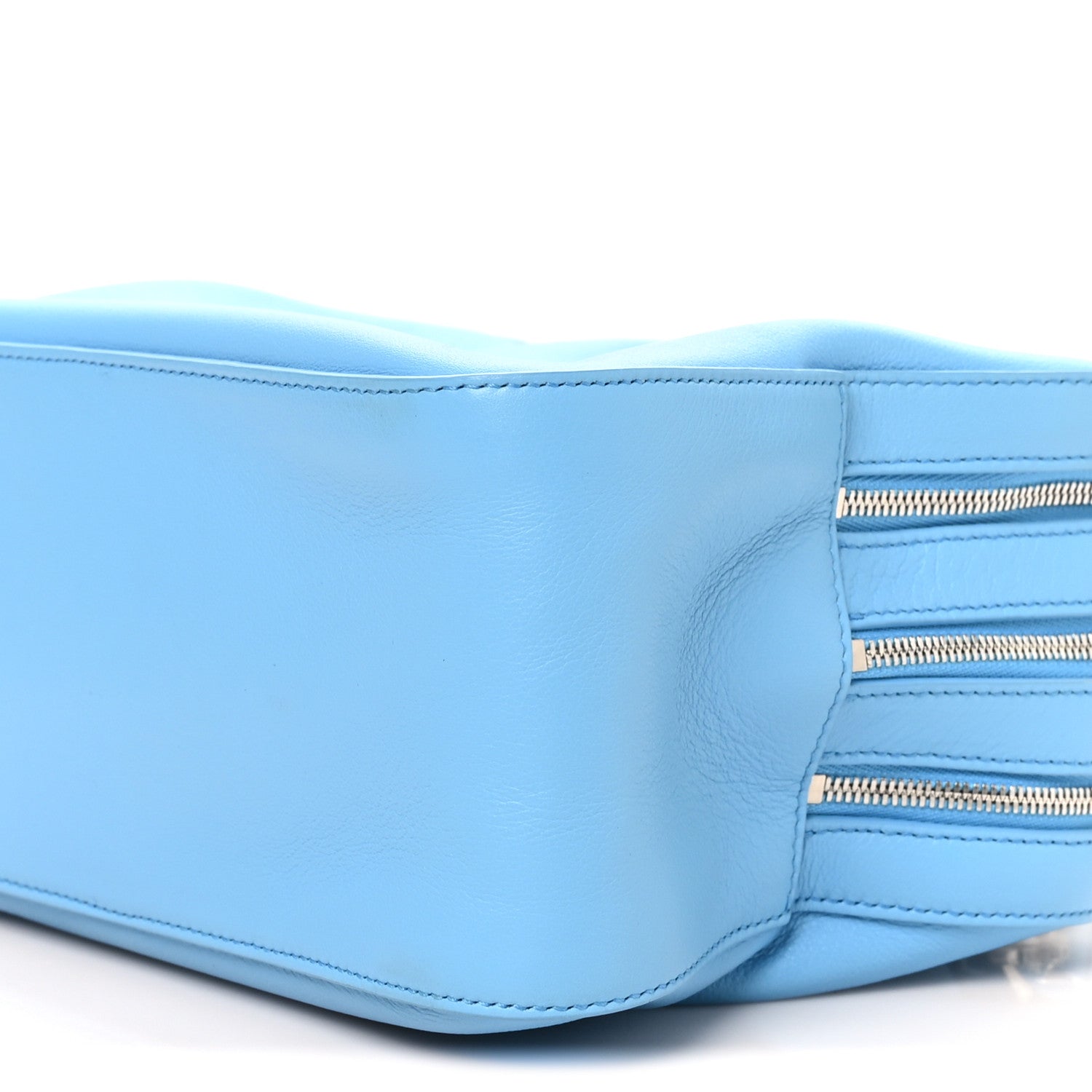 Calfskin Star Top Handle Bag Blue