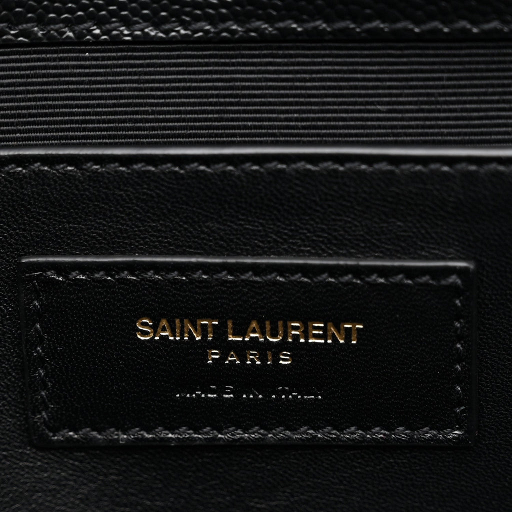 Grain De Poudre Classic Monogram Kate Clutch Black