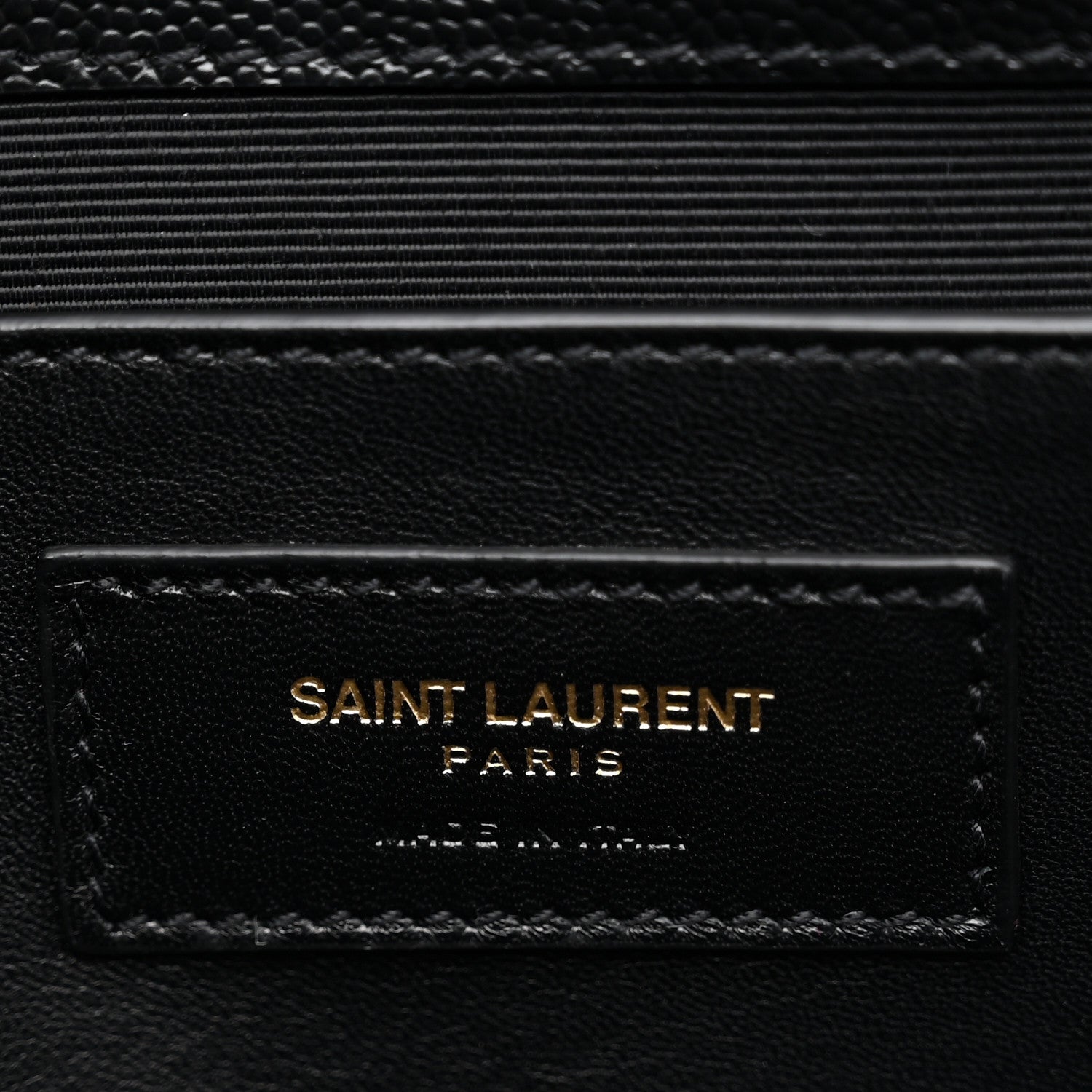 Grain De Poudre Classic Monogram Kate Clutch Black
