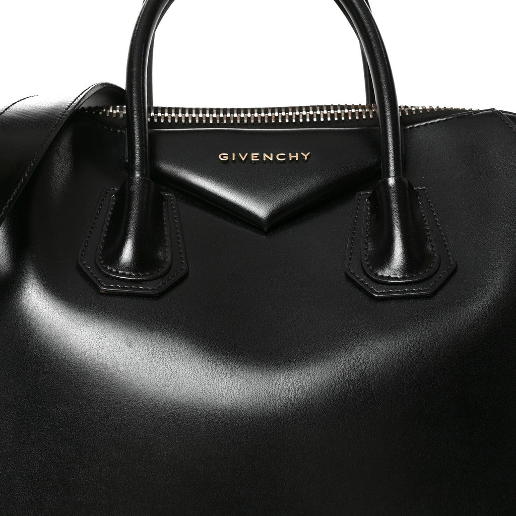 Shiny Lord Calfskin  Antigona Black