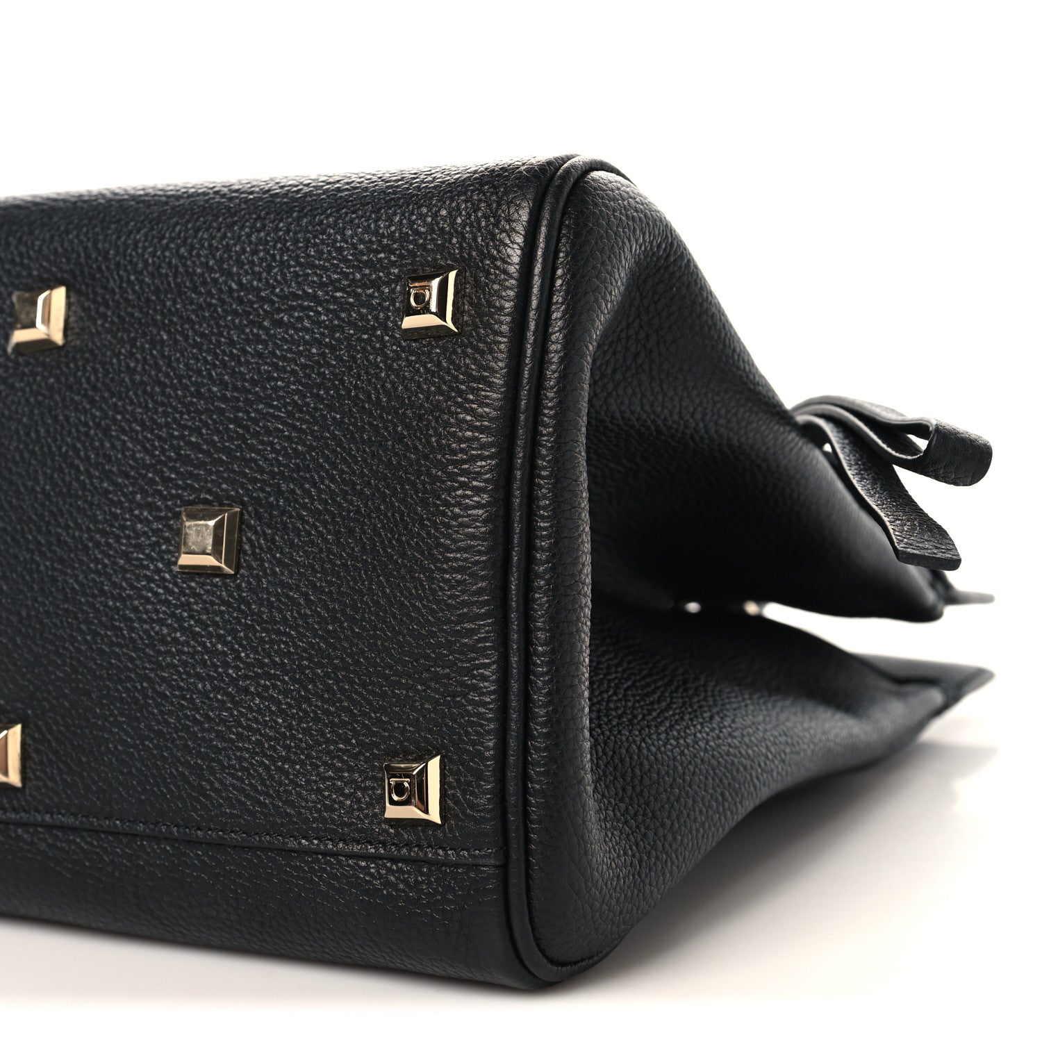 Calfskin Large Studio Bag Black
