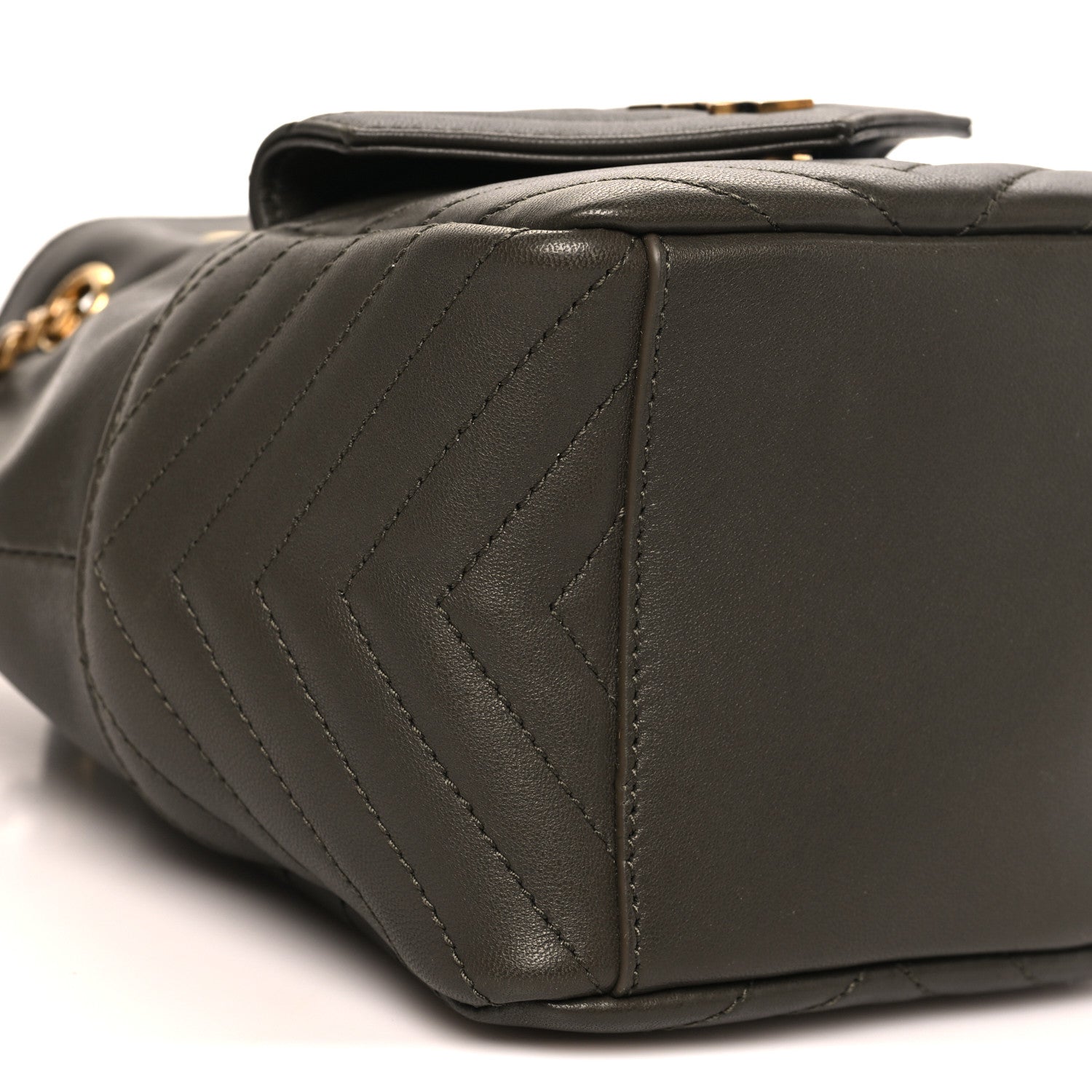 Lambskin Matelasse Monogram Joe Nano Bucket Bag Light Musk
